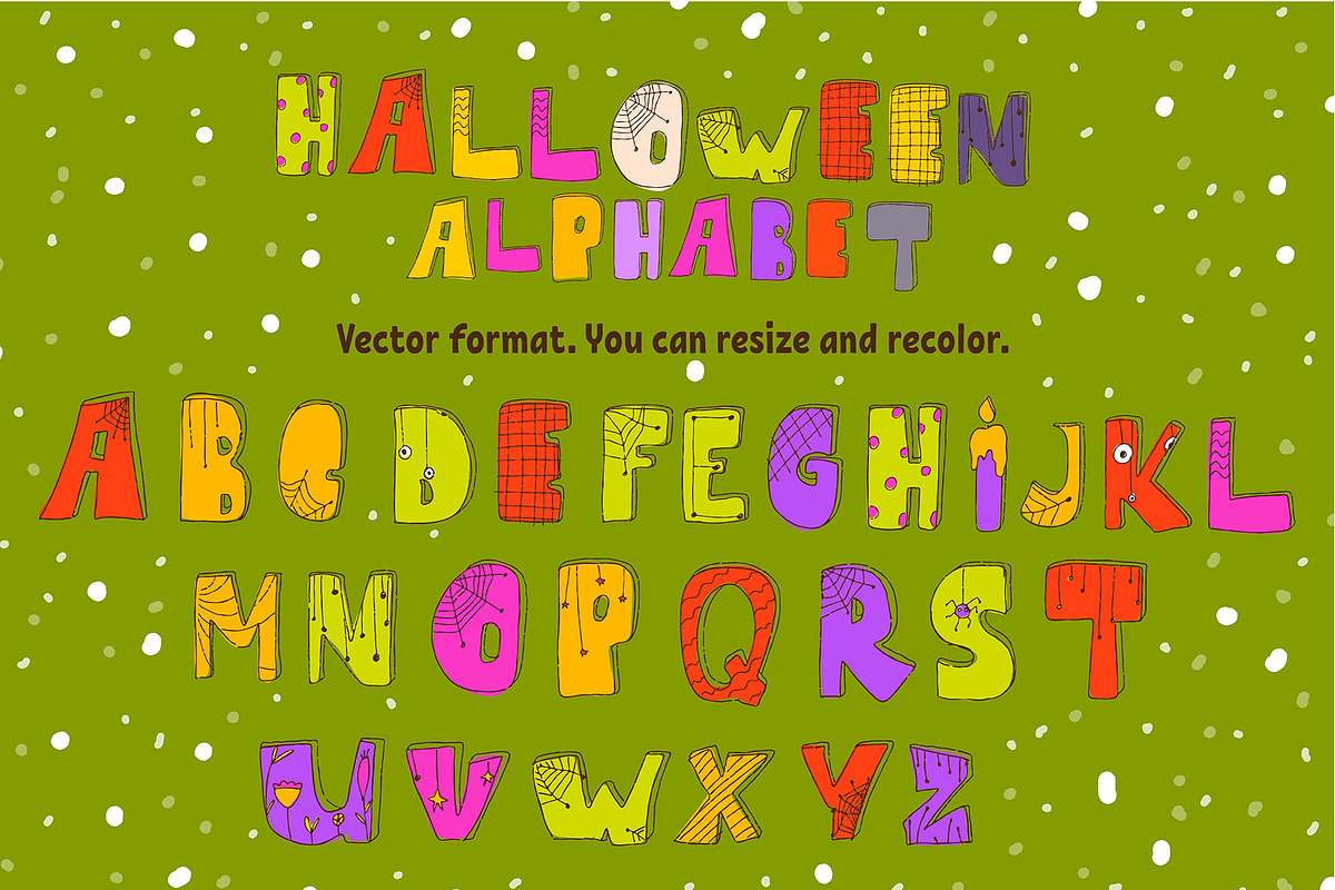 Halloween collection., a Decorative Illustration by Funny-sunny (Photo 8 of 9)