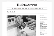 Magazine Editorial WordPress Theme, a WordPress Template by Elite Templates (Thumbnail 4 of 10)