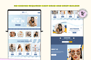 Ecommerce Squarespace Template 7.1