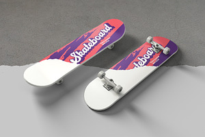 Skateboard PSD Mockups