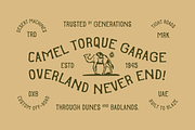 SFC Camel Track, a Sans Serif Font by Skilline Supply Co. (Thumbnail 3 of 8)