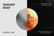 Round Glossy Metallic Sticker, a Pens & Pencil Mockup by Design Squad (Thumbnail 3 of 3)
