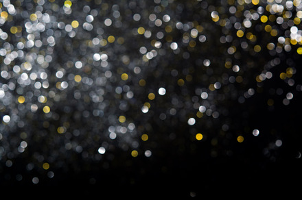 Blurred glitter bokeh background featuring background, christmas, and gold