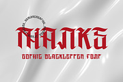 Nokrusa - Gothic Blackletter Font, a Blackletter Font by Dhabee (Thumbnail 9 of 16)