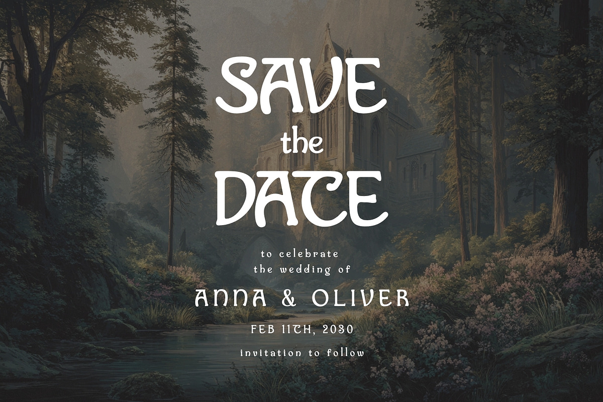 Chapman House - Fantasy Typeface, a Serif Font by HipFonts (Photo 4 of 8)