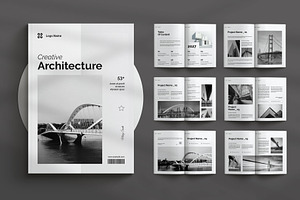 Architecture Portfolio, a Brochure Template by Seeing-art