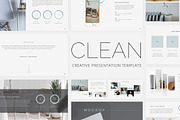 Clean - Creative PowerPoint Template, a Presentation Template by desvibes (Thumbnail 1 of 10)
