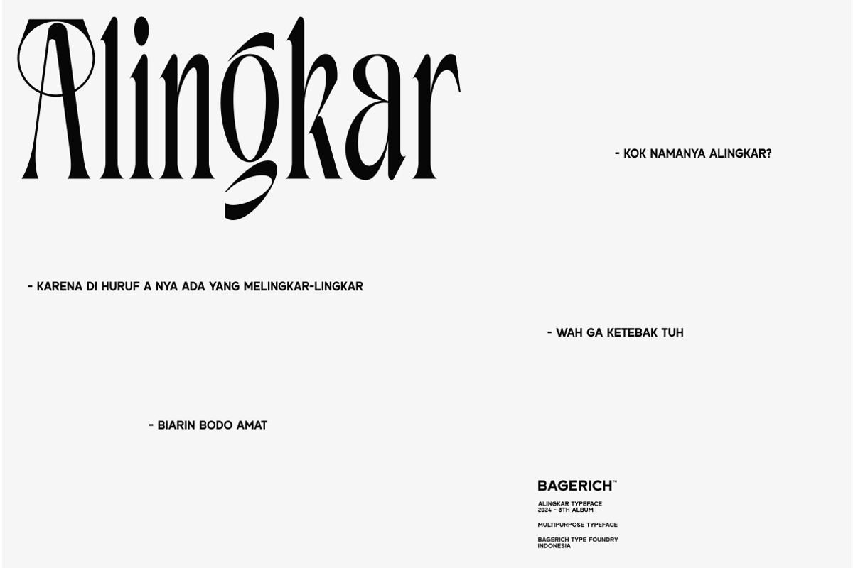 Alingkar, a Serif Font by Bagerich Type Foundry (Photo 16 of 16)