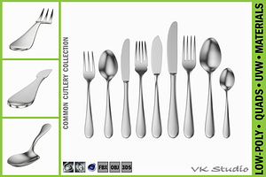 Common Cutlery Set 9 Pieces