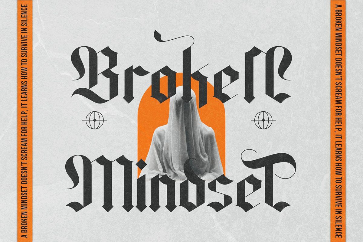 Locinse | Modern Blackletter Display, a Blackletter Font by Ermedia Studio (Photo 9 of 10)
