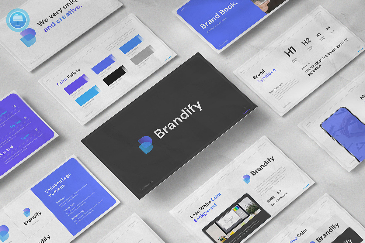 Brand Guideline keynote, a Presentation Template by Pixslides (Photo 1 of 5)
