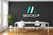 Modern Office Wall Logo Mockup, a Mockup by GenesisCreativeCo (Thumbnail 2 of 3)