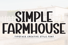 Simple Farmhouse | Script Font