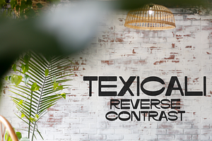 Texicali Reverse Contrast Font