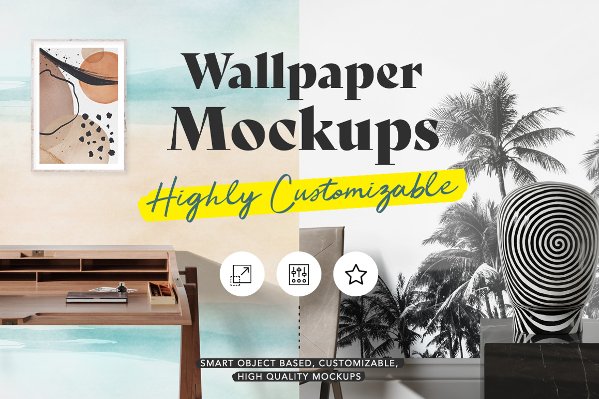 Wallpaper Mockups, a Product Mockup by Frisk Shop (Photo 1 of 16)