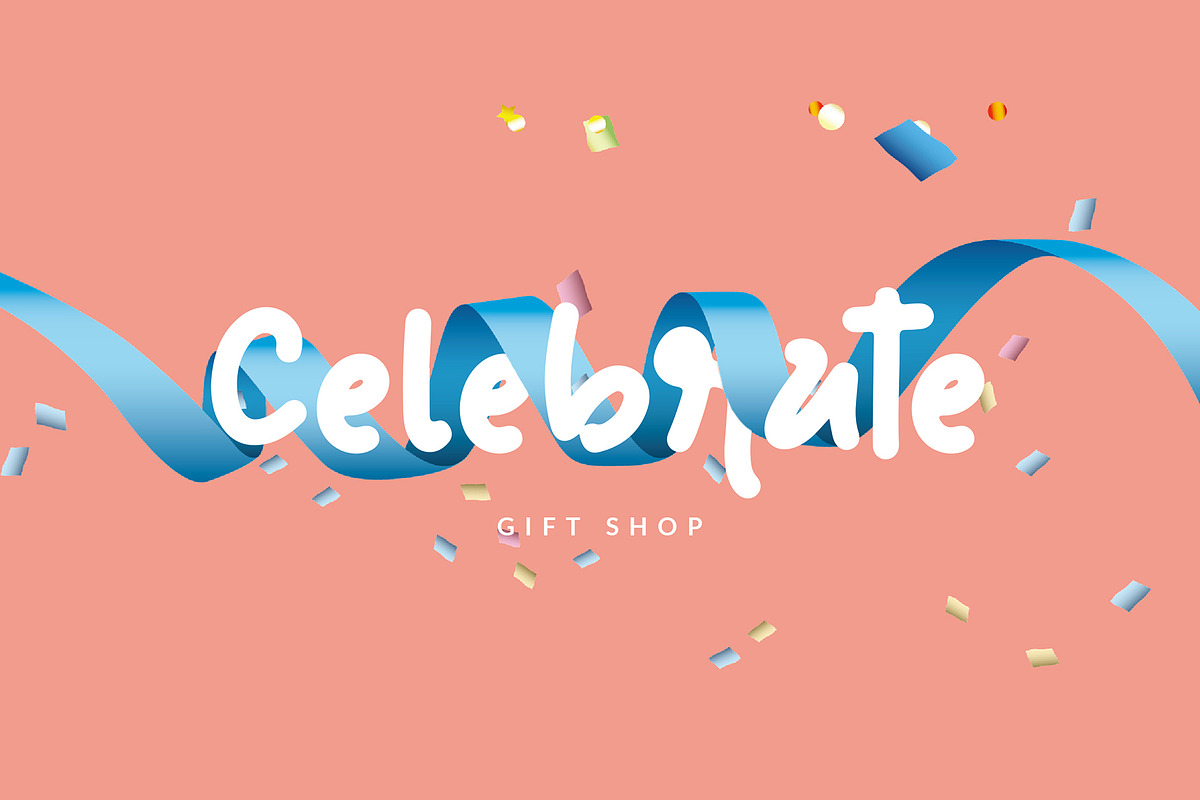 Blue Ribbon Fun Display Font preview 6