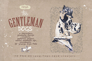 GENTLEMAN DOGS SET