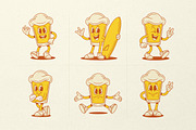 Beer Glass Cartoon Mascot Character, a Food Illustration by Vasya Kobelev (Thumbnail 6 of 8)