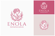 Baby Mother Newborn Postpartum logo, a Branding & Logo Template by Enola99d (Thumbnail 1 of 2)