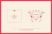 Decorative Vector Ornaments Bundle, a Decorative Illustration by digiful (Thumbnail 3 of 9)