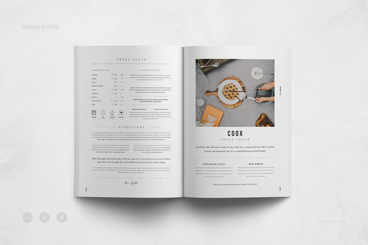 Canva Cookbook | Recipe Book | Creative Market