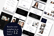 WIX Website Template for Consultants, a Wix Template by CreatedbyVision LLC (Thumbnail 2 of 10)