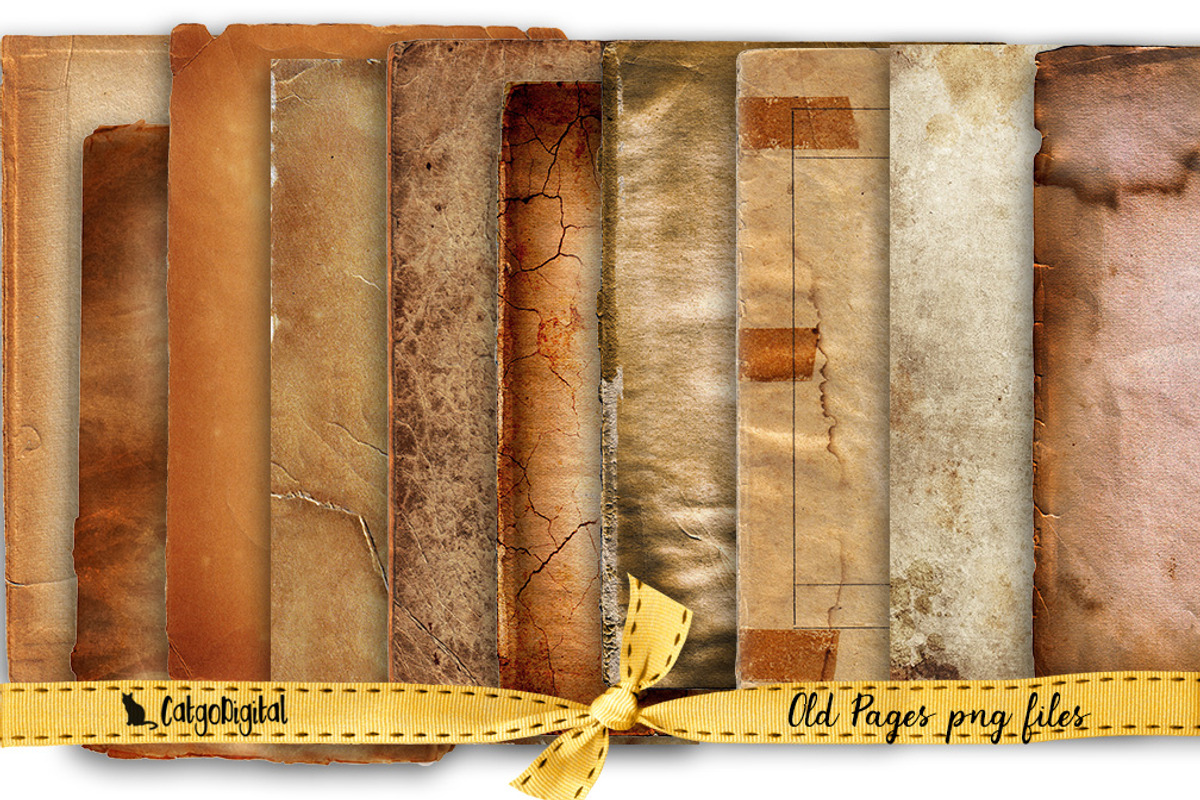 Old Pages Grunge Paper Texture, a Texture Graphic by CatgoDigital (Photo 1 of 4)