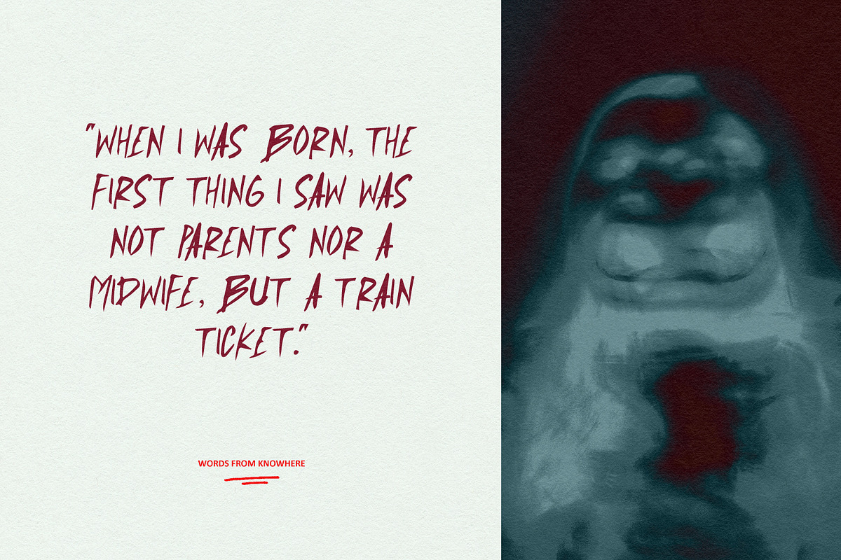 Bacelar Unique Handmade Brush Font, a Handwritten Font by Maulana Creative (Photo 5 of 7)