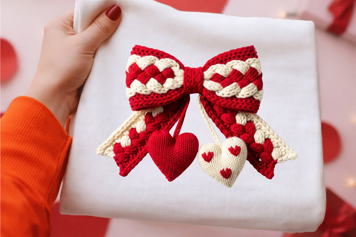 Cute Valentine Bow PNG, an Illustration by DreamArtGraphic (Photo 1 of 4)