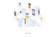 Modern isometric illustration, a Person Illustration by Creative Graphics (Thumbnail 5 of 12)