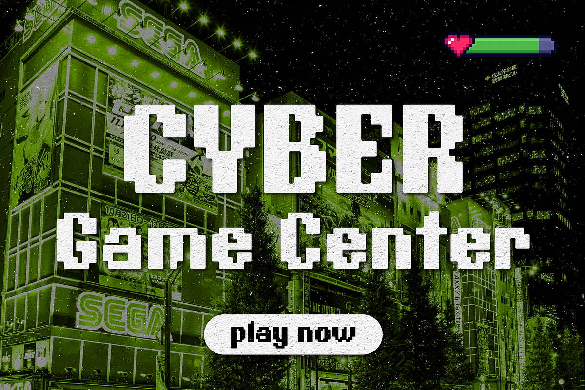 Cyber Soulja, a Sans Serif Font by HipFonts (Photo 9 of 10)