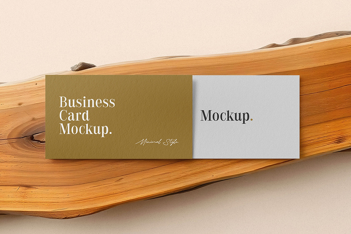 Elegant Business Card Mockups, an Advertising Mockup by MahmoudWally (Photo 2 of 5)