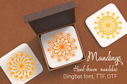 Mandings Dingbat Font, a Symbol Font by Digital Typeface Studio (Thumbnail 1 of 8)