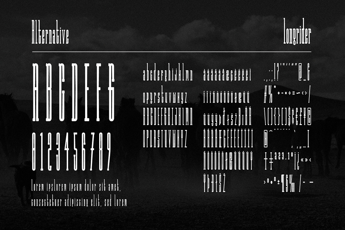 Long Rider - The Cowboy Font, a Slab Serif Font by Wingsart Studio (Photo 3 of 10)