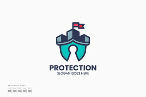 Castle Protection Logo, a Branding & Logo Template by Zeer Graphic