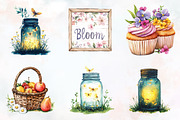 Spring Seasonal Elements Clipart, an Illustration by RobertsArt (Thumbnail 7 of 7)