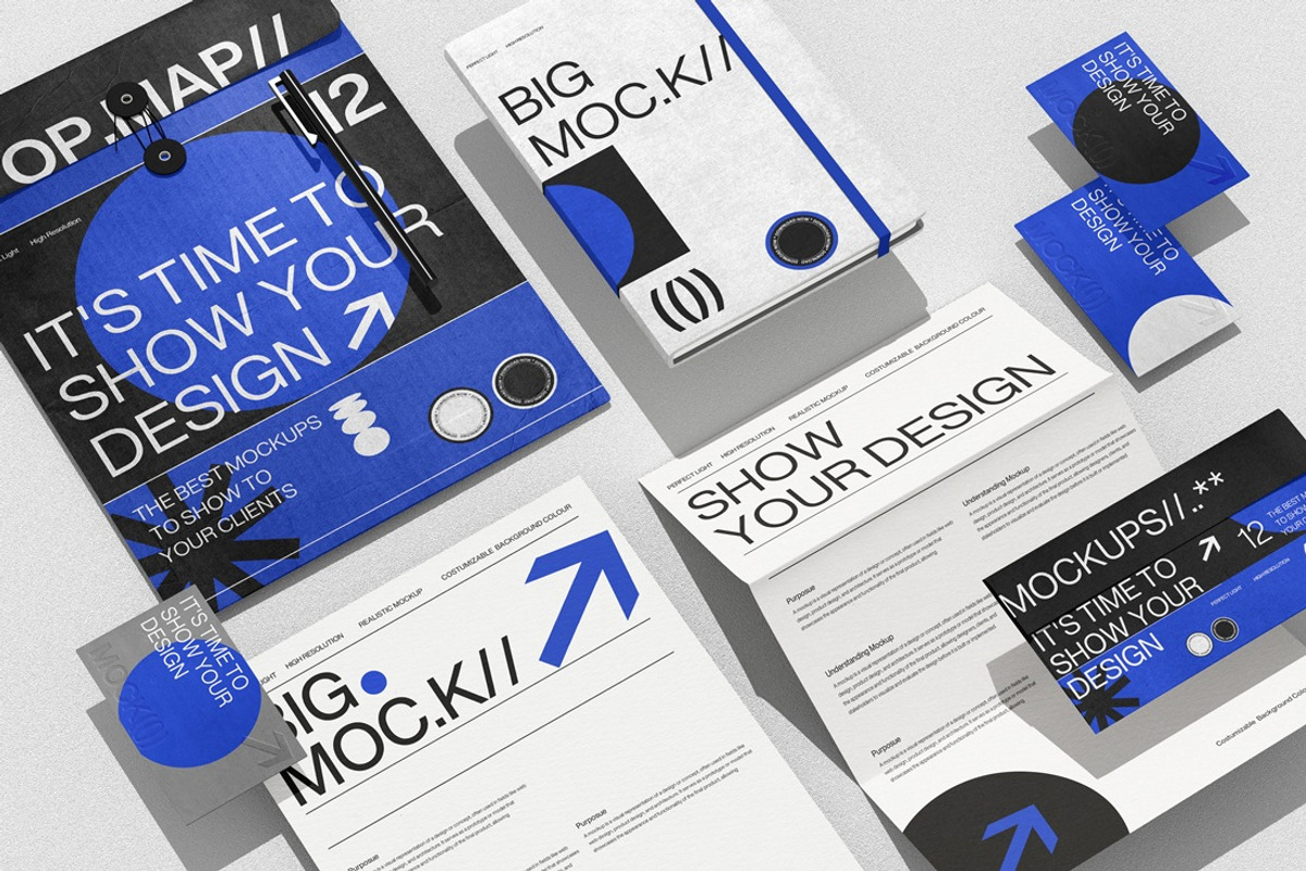 Modern Stationery Branding Mockup Se, an Advertising Mockup by East Gallery (Photo 11 of 14)