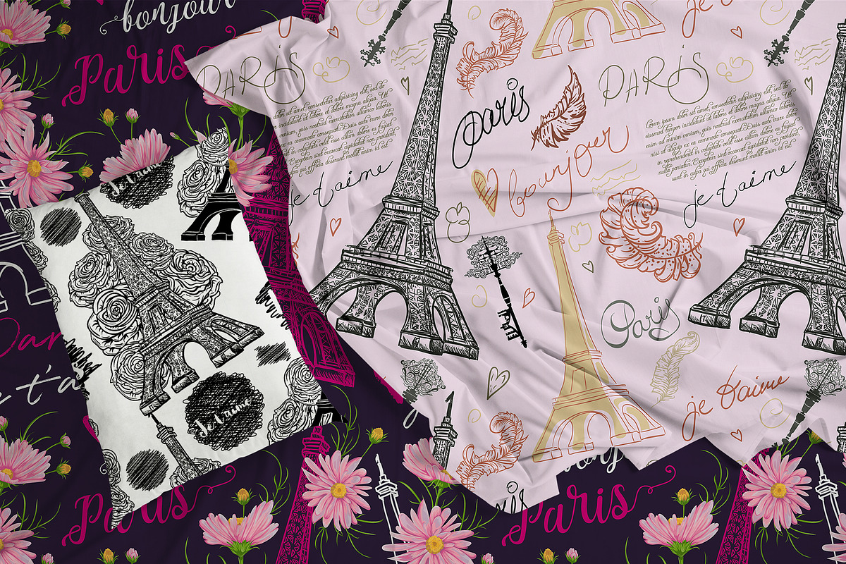 Bonjour Paris, a Pattern Graphic by kateja (Photo 2 of 6)