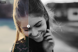 60 Black & White Photoshop Actions