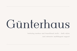 Gunterhaus - Modern & Transitional