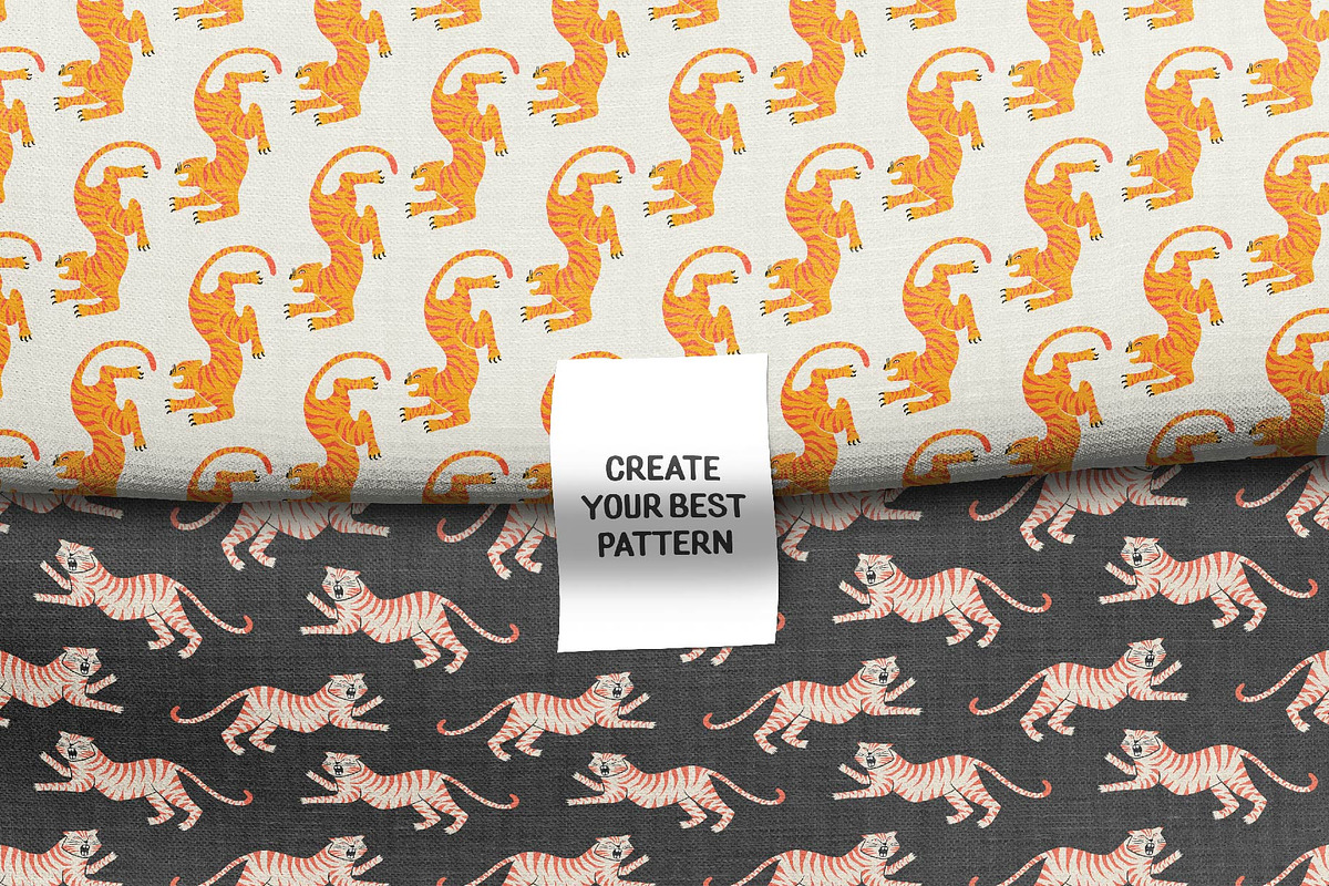 Tiger Illustrations Bundle, an Animal Illustration by Skilline Design Co. (Photo 5 of 10)