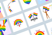LGBTQ+ vector for pride month, an Object Illustration by foxndeer (Thumbnail 2 of 4)