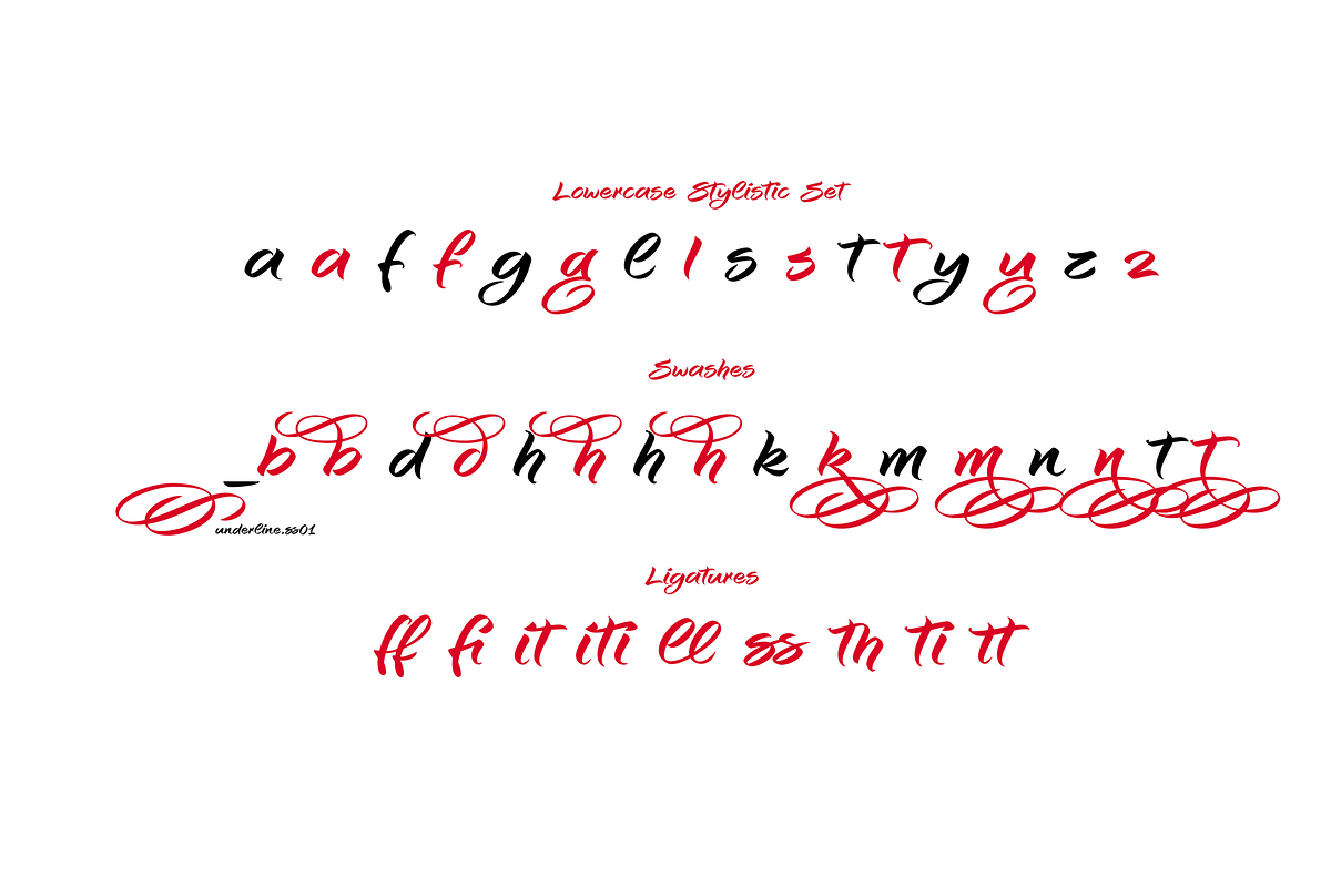 Kawasemi Brush Calligraphy, a Script Font by Roland Huse Design (Photo 9 of 9)