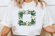 Watercolor Christmas Garland Borders, an Illustration by Designworld (Thumbnail 6 of 11)