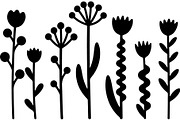 Simple Wildflower Silhouette, an Object Graphic by Designer_Momina (Thumbnail 13 of 15)