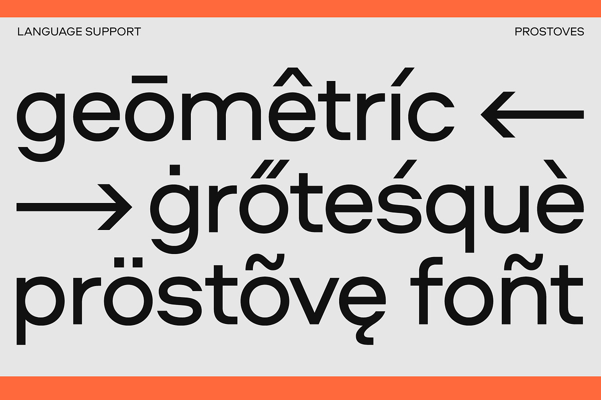 Prostoves - Geometric Neo-Grotesque, a Sans Serif Font by Concepta Digital (Photo 2 of 12)