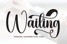 Waiting | Script Font