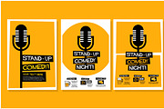 Stand-up Comedy Poster Template, a Flyer Template by Orange Graphics (Thumbnail 3 of 4)