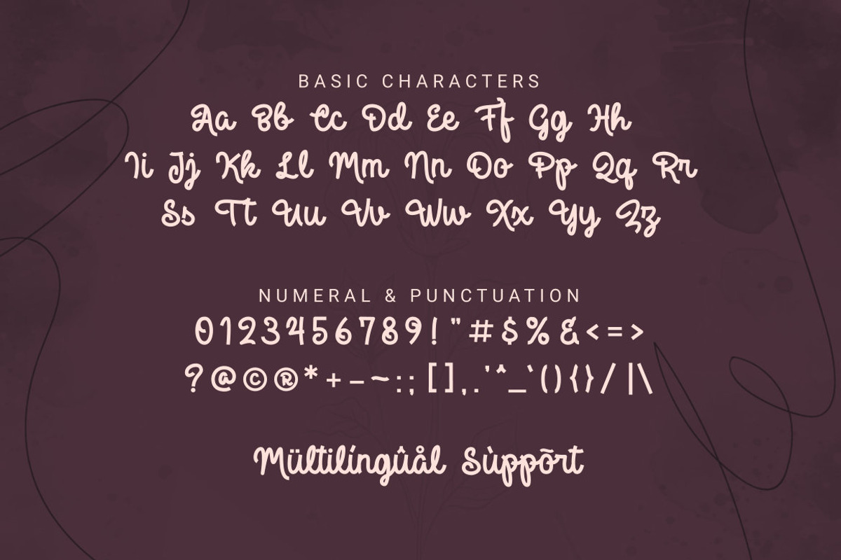 Pottery – A Beatiful Script Font, a Script Font by NURF Designs (Photo 2 of 10)