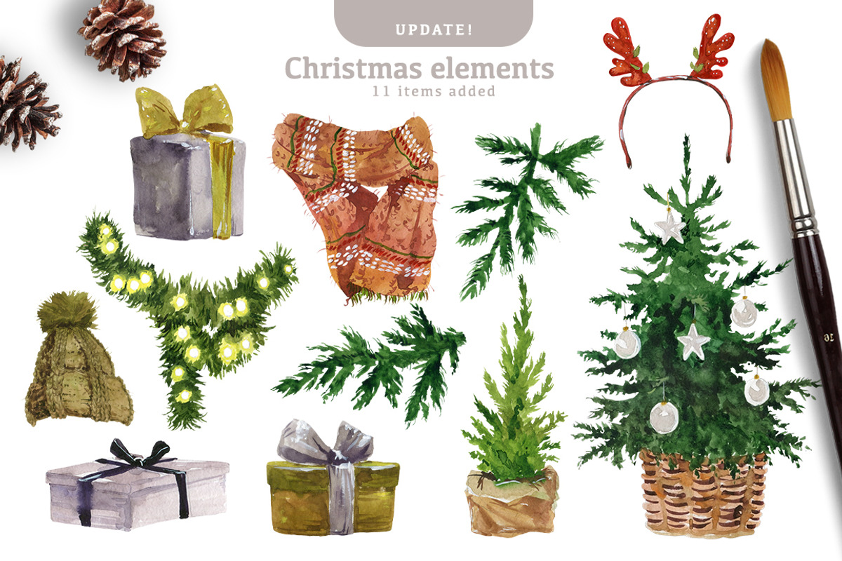 Christmas dogs, an Animal Illustration by Funnystore (Photo 5 of 10)